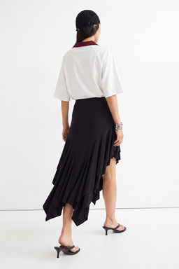 Siyah F_rf_r Detayl_ Midi _rme Sandy Etek TPRSS26ET00019 - Trendyolmilla фото 4