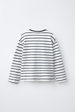 CAMISETA SOFT RAYAS / Blanco - Zara фото 2