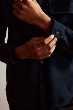 Sobrecamisa de fieltro Regular Fit - H&m фото 3