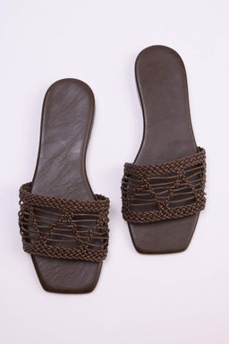 Koyu Kahverengi Kad?n Terlik TAKSS26TE00019