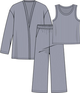 Комплект женский (жакет+майка+брюки) 4360 Be Friends  фото 3