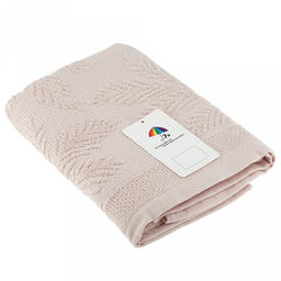 Полотенце махровое "Экзотика" 50х90см, хлопок 100%, светло-персиковый (Китай)