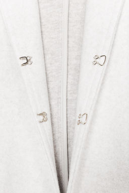 ROUND NECK BLAZER WITH BELT - Zara фото 7