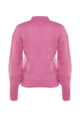 Bordo Yumusak Dokulu Kol Detayl? Triko Kazak TWOAW21KZ0204 - Trendyolmilla фото 14