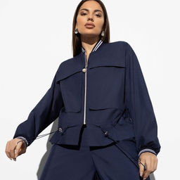 Бомбер, Городской вайб (blue) - Charutti фото 2