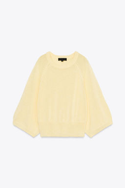 KNIT SWEATER WITH LOOSE-FIT SLEEVES - Zara фото 6