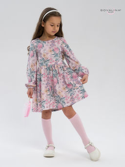 Платье Моана сирень на розовом - Sovalina фото 14