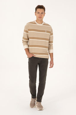 Erkek Krem Sweatshirt - U.s. polo assn фото 4