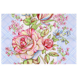 Салфетка сервировочная 50х38см Нежность, хлопок Премиум 236г/м2, без упаковки, Домашняя мода (Россия)