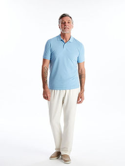 Polo Yaka K?sa Kollu Pike Erkek Ti??rt