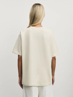 Футболка оверсайз с принтом / Zarina  фото 5