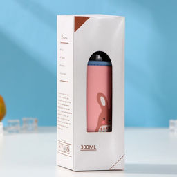 Бутылка для воды «Весёлые зверята», 300 мл, h=17 см, в чехле, стекло, МИКС