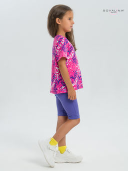 Костюм Актив надписи фуксия-вери-пери - Sovalina фото 23