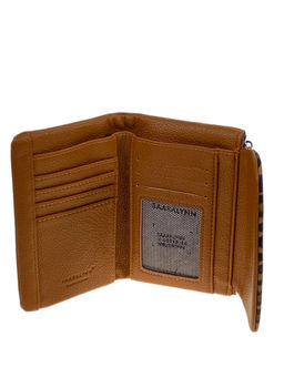 Женское портмоне из искусственной кожи, цвет коричневый - Greta фото 2