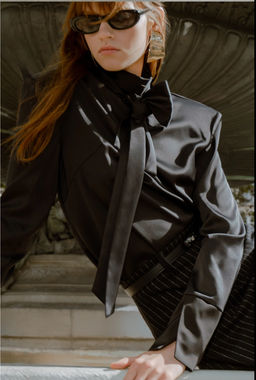 Блуза с объемными плечами - Mollis фото 8