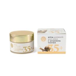 Крем для лица с муцином улитки дневной 35+ - Мануфактура дом природы фото 2