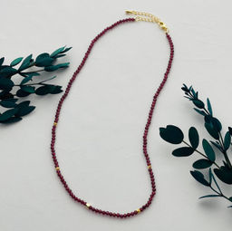 Колье из Граната (Альмандин) 38 см +