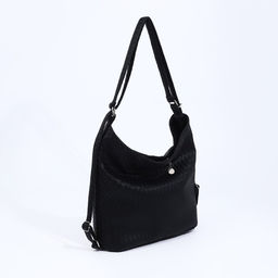 Сумка женская мешок на молнии, цвет чёрный - Simaland фото 2