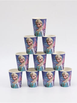 Стакан одноразовый 250 мл, набор 10 шт., Холодное сердце