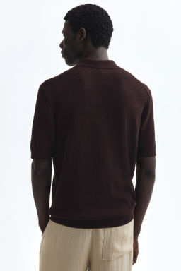 Polo texturizado Slim Fit - H&m фото 6