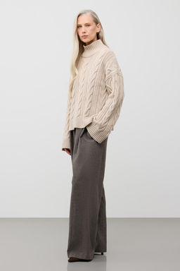 ЕВ 30262/ш/св.бежевый меланж джемпер жен