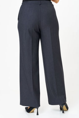 Брюки БелЭльСтиль 601 серо-синяя клетка фото 6