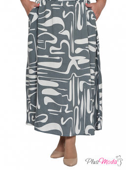 Юбка Модель №1978 размеры 44-84 - Plusmoda фото 5