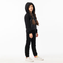 RODOS Спортивный костюм для девочки демисезон М-286 Чёрный