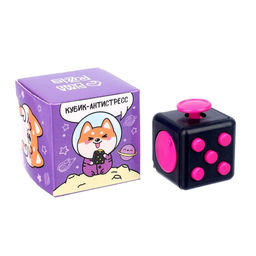 Фиджет кубик антистресс «Средство от стресса», МИКС, в шоубоксе