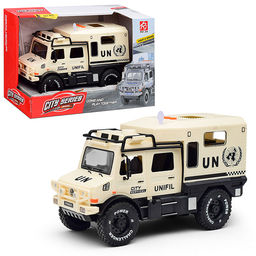 Машина "Броневик" (свет, звук) в коробке