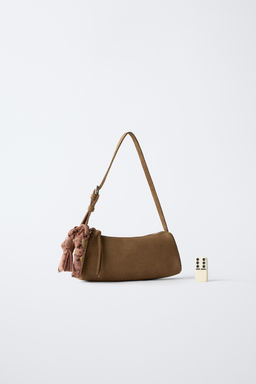 SHOULDER BAG WITH BANDANA - Zara фото 14