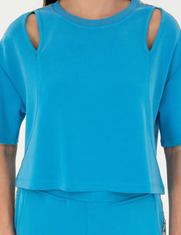 Mavi Comfort Fit Crop Modal Kuma_ Sweatshirt - Pierre cardin фото 6