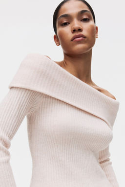 Top off-the-shoulder en punto de canal? - H&m фото 5