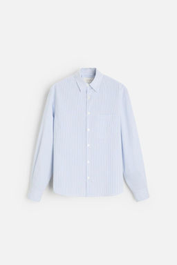 STRIPED POPLIN SHIRT - Zara фото 6
