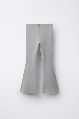 STAR WASH EFFECT FLARE LEGGINGS - Zara фото 2