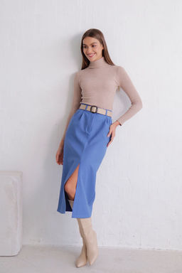 11823 Юбка миди-макси голубая - Martichelli фото 7