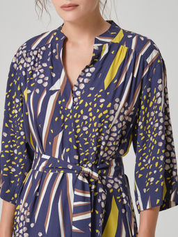 Платье из вискозы с принтом - Stilla фото 5