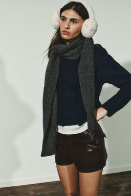 PLAIN FAUX FUR EARMUFFS