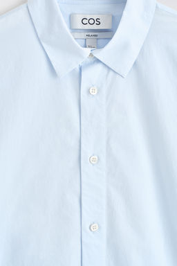 CAMISA DE POPEL?N DE ALGOD?N PIMA RELAXED FIT - H&m фото 7