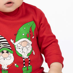 Полукомбинезон ясельный красный гномы ПК-1511 (62, 40)