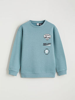 Brawl Stars Bask?l? Erkek ?ocuk Kal?n Sweatshirt