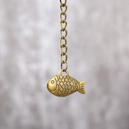 Цена за 2 шт. Колокольчик металл Будда и карп h=4,8 см d=6 см - Simaland фото 3