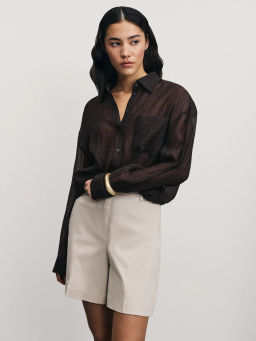 Хлопковые шорты с отворотами / Zarina