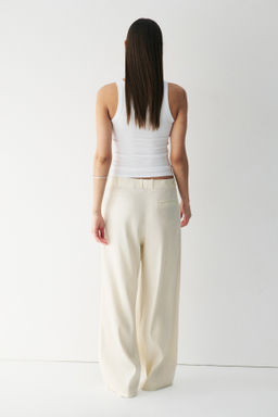 Pantal?n sastre amplio en mezcla de lino Easy Care - H&m фото 9