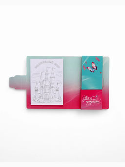 Подарочный набор в открытке 8 марта!, отрывной блок с заданиями и карандаши