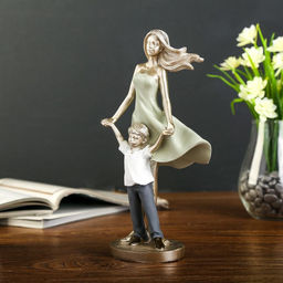 Фигурка полистоун «Мать и сын», 24×11×7 см