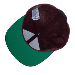 Бейсболка FLEXFIT арт. 6089MT (бордовый / черный)  фото 2