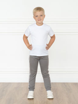 Штанишки детские серые с лампасами