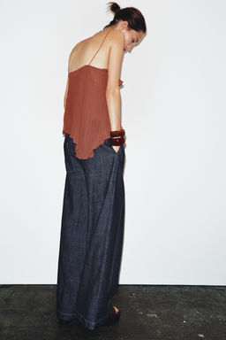 PLEATED RUFFLE TOP - Zara фото 4