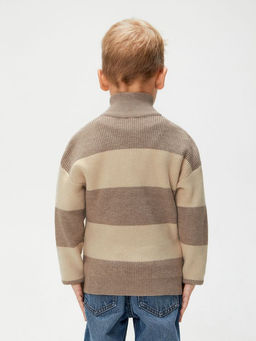 ACOOLA / Свитер детский для мальчиков Albert бежевый фото 5